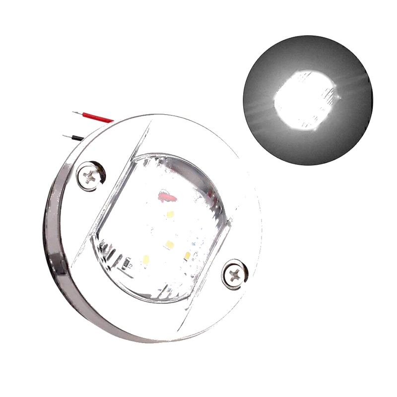 LED Stainless Steel Transom Boat Navigation Anchor Stern Light 12V