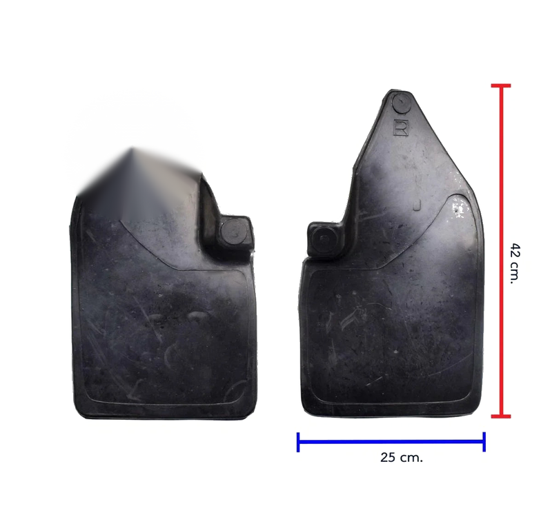 Mud Splash Guard Rubber Pair Front Fits Toyota Hilux LN50 LN56 UTE 1984-88 D06