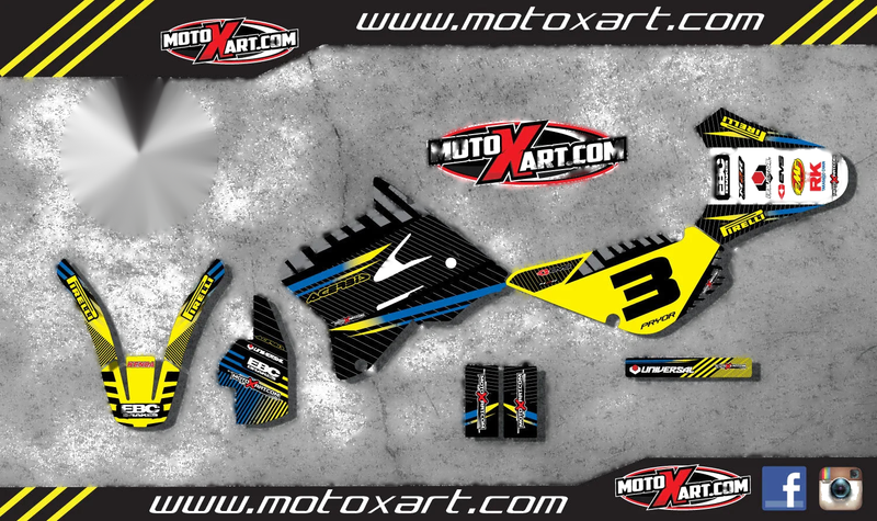 Suzuki RM 85 Custom Graphics (2000-2016)