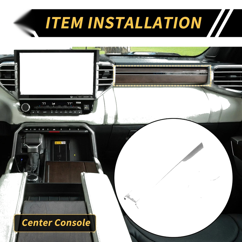 Toyota Tundra Central Console Instrument Strip Cover (2022-2024)