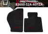 Honda S2000 Floor Mat Set Black LHD w/Red Letters (2000–2009)