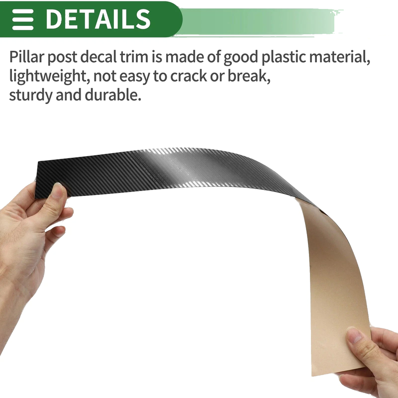 Infiniti EX35 (2008 - 2015) Carbon Fiber 8 Pcs Door Pillar Window Trim