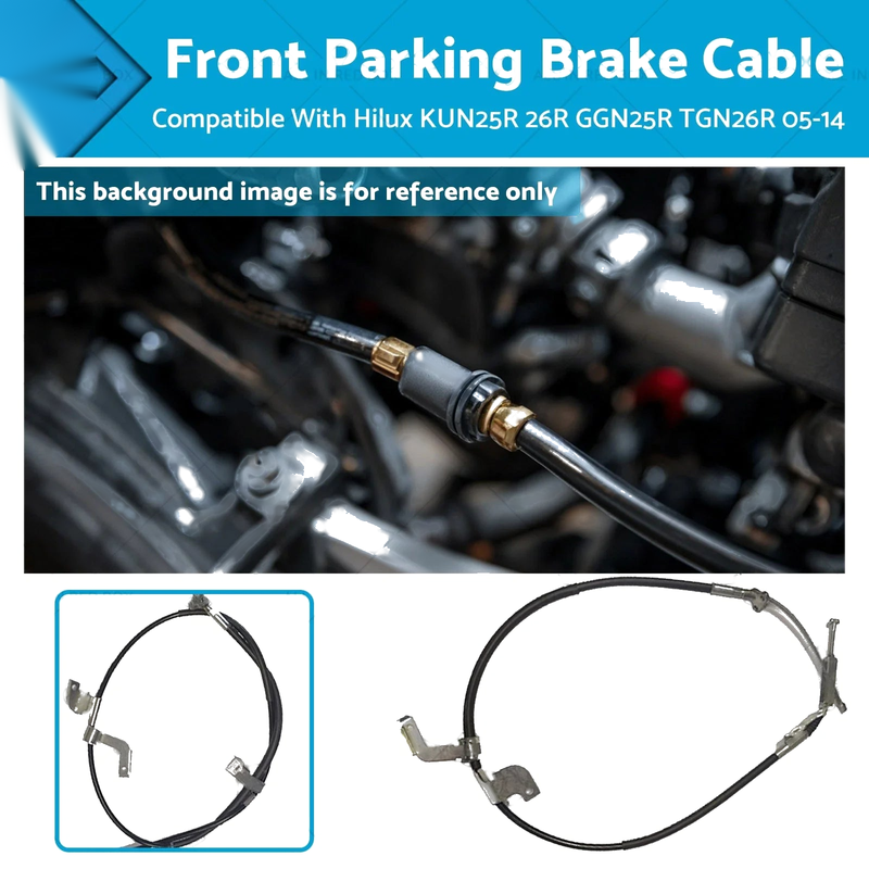 Toyota Hilux GGN25R KUN25R KUN26R TGN26R Hand Brake Cable Front (05-14)