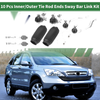 Honda Civic 10 x Front Suspension Kit Tie Rod Ends & Sway Bar Links (2006-2011)