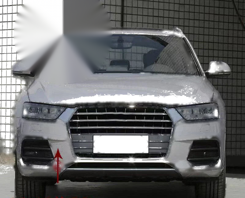 AUDI Q3 Car Front Bumper Tow Hook Eye Trailer Cover Trim Cap (2016–2019)