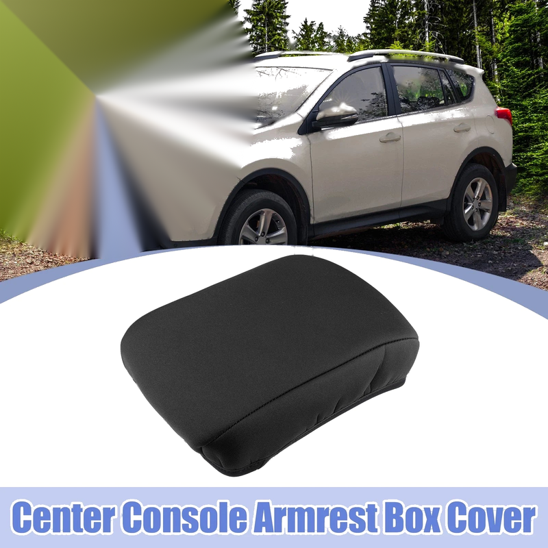 Toyota RAV4 (2014-2018) Black Center Console Armrest Box Cover