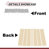 Ford Flex (2009-2015) Silver Tone 8 Pcs Door Pillar Window Trim