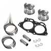 EZGO Robin 295cc Piston & Intake Exhaust Valve & Gasket Kit (1992–2002)