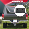 Dodge Ram Plastic Black License Plate Frame Bracket (2013-2022)