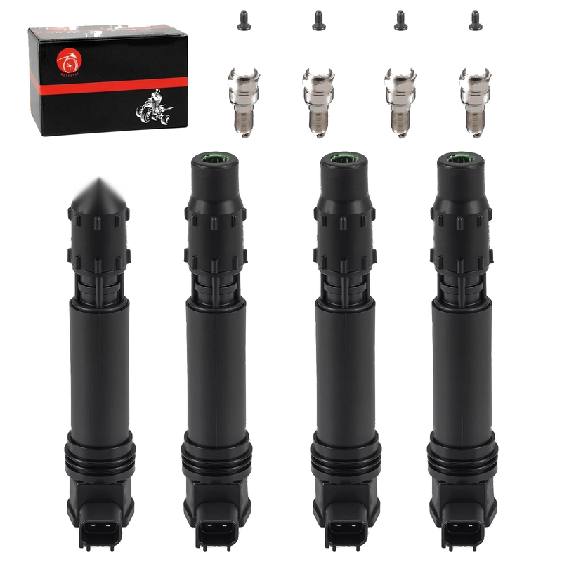 Honda CBR1000RR Ignition Coils & Iridium Spark Plug Set 4x (2004–2007)