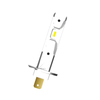 Car H1 LED Headlight Fog Light Bulbs 13W 6000K White