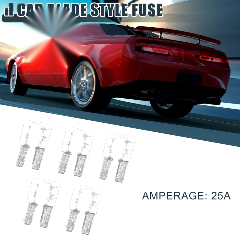 Boat Truck RV Camper Motorcycle 5pcs / 25A / Car Mini Blade Fuses