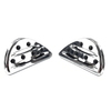 Harley Touring Chrome Rear Passenger Floorboard Foot Pegs (1993-2023)