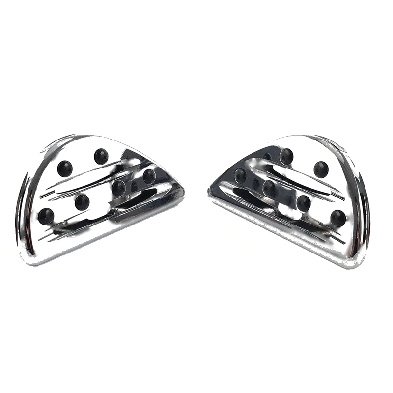 Harley Touring Chrome Rear Passenger Floorboard Foot Pegs (1993-2023)