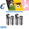 MakeModel 20pcs 3x8x4mm Double Metal Shield Deep Groove Ball Bearings
