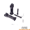 Harley Deluxe Heritage Classic Passenger Footpeg Supports (2018-2023)