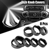 Chevy Silverado & GMC Sierra 8 x AC Radio Knob Covers (2014-2018)