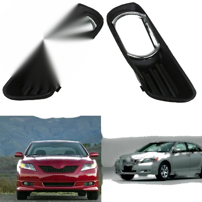 2007-09 Toyota Camry XV40 Front Bumper Fog Light Cover Trim (2007-2009)