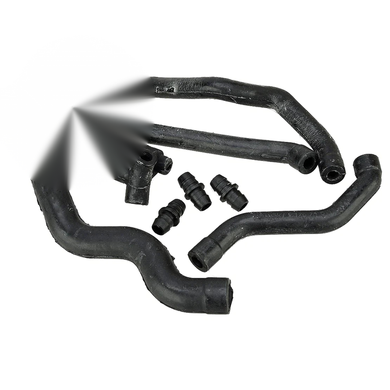 Mercedes C240 C280 C320 G500 8pcs Crankcase Breather Hose (2001-2005)