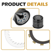 Kawasaki Vulcan Clutch Friction Steel Plates & Gasket Oil Filter (1995–2009)