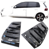 Volkswagen Golf Rear Door Window Triangle Gloss Black Trims (2009-2013)