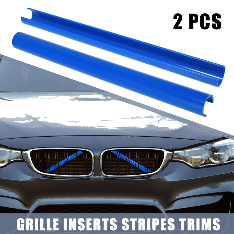 BMW F25 X3 Blue Front Grille Insert Stripes (2011-2018)