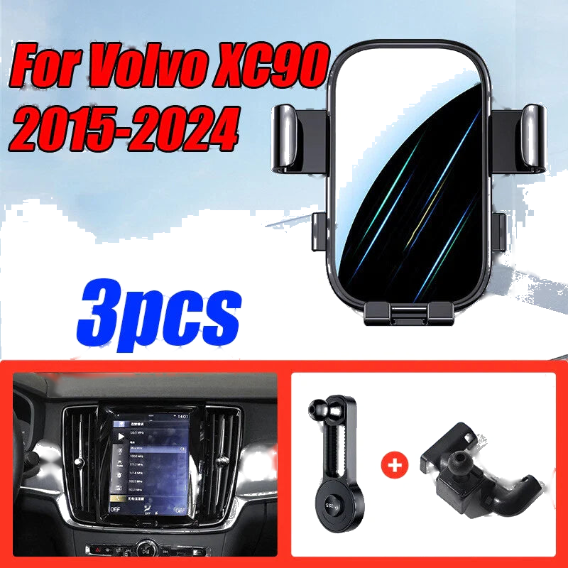 Volvo XC90 Car Cell Phone Holder Stand Mount Clip (2015–2024)