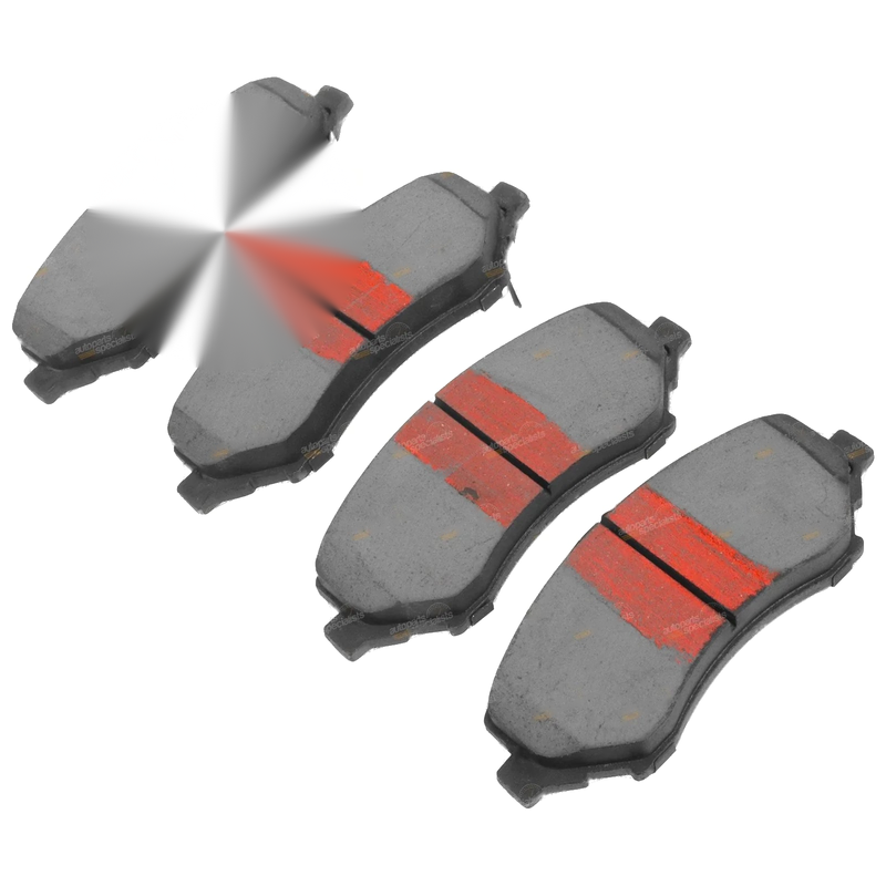 Jeep Wrangler JK 3.8L Softtop Front Disc Brake Pad Set (2007-2010)