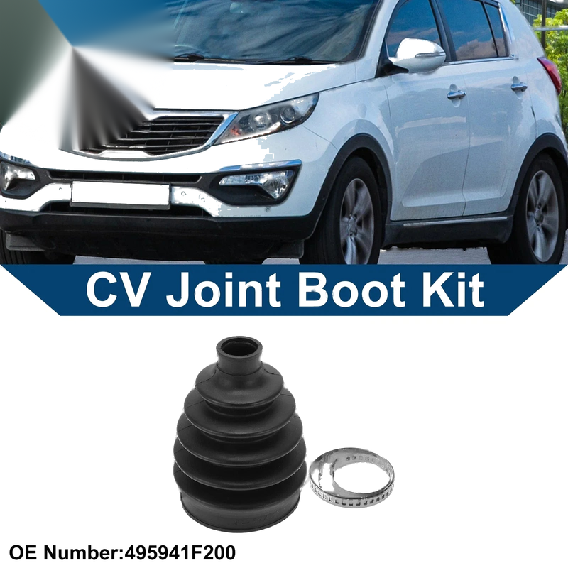 Kia Sportage Outer CV Joint Boot Kit with Clamps (2005-2010)