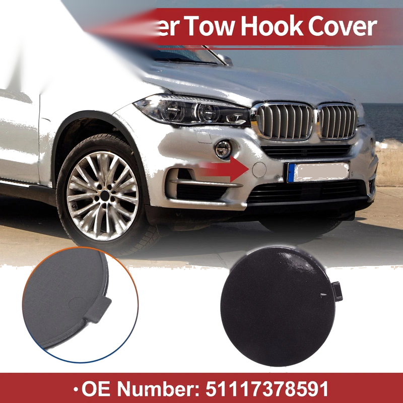 BMW X5 F15 (2014-2018) - Brown 1 Pcs Bumper Tow Hook Cover