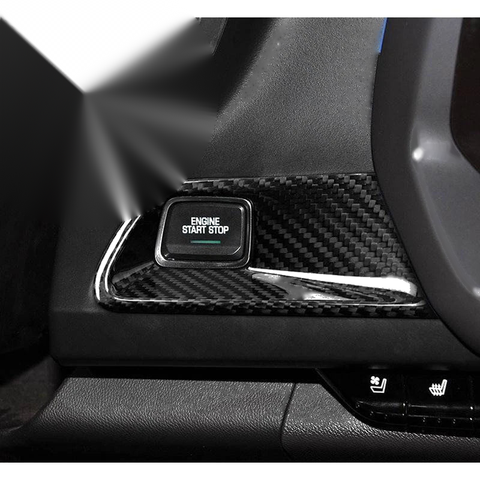 Camaro 2016-2023 Carbon Fiber Start Stop Switch Button Frame Cover Trim