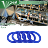 Oil Seal 42x52x6mm Rotary Shaft Seal TPU High Pressure Blue 5 Pcs