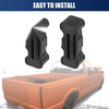 Chevrolet S10 GMC Sonoma 15726082 Rubber Black 1 x Pair Latch Bumpers