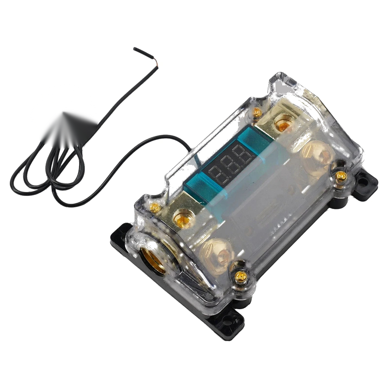 Car Audio 2 x Fuse Holder 300A 0/2/4 Gauge Car Audio LED Display