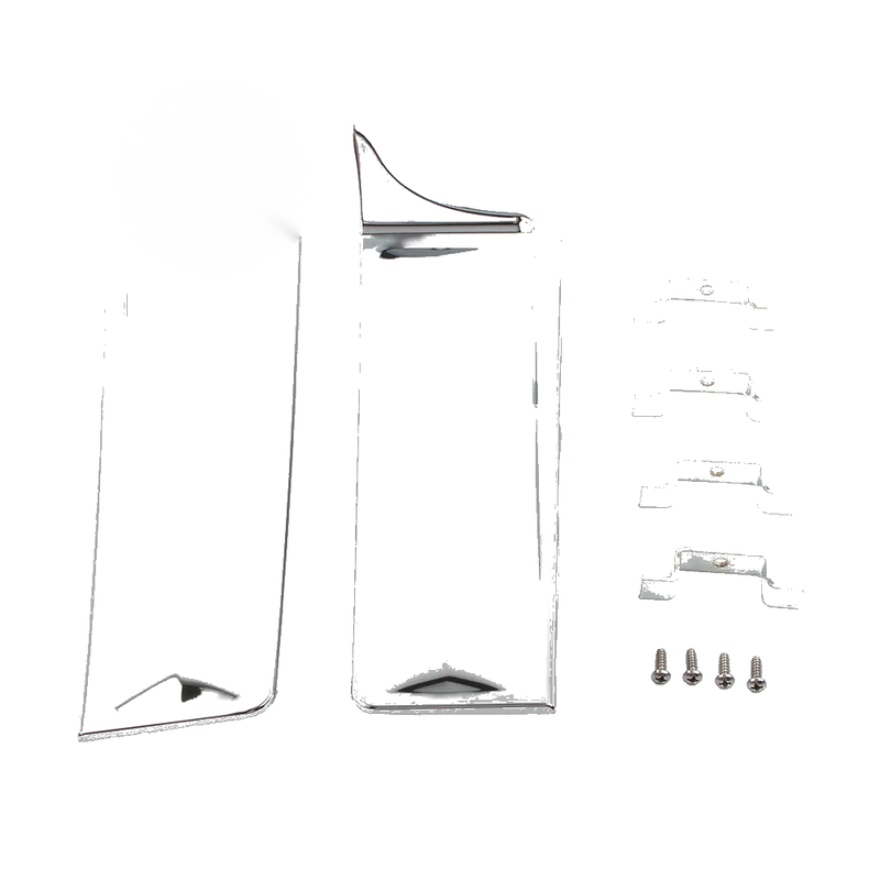 Harley Touring Electra Glide Chrome Rear Fender Saddlebag Filler Panels (2009-2023)