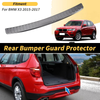 BMW X3 (2015-2017) Silver Tone 1 Pc Rear Bumper Topper