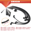 Honda Accord 7pcs Spark Plug Wire Ignition Coil Cables (1998-1999)