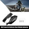 Harley Davidson Street Glide Gloss Black 1 Pair Mid Frame Air Deflector