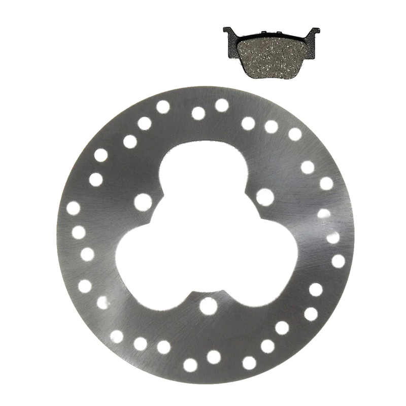 Honda TRX450R TRX450ER Sportrax Rear Disc Rotor & Semi-Metallic Pads (2004–2009)