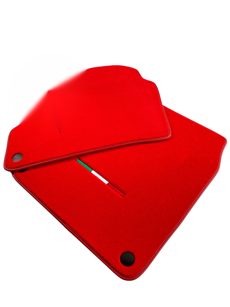 Ferrari California Convertible 2008-2014 Italy Logo Red Floor Mats