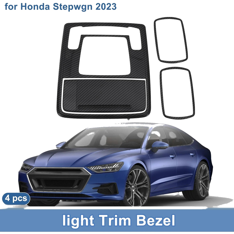 Honda Stepwgn 2023 Front Row & Rear Row Lamp Covers Light Trim Bezel