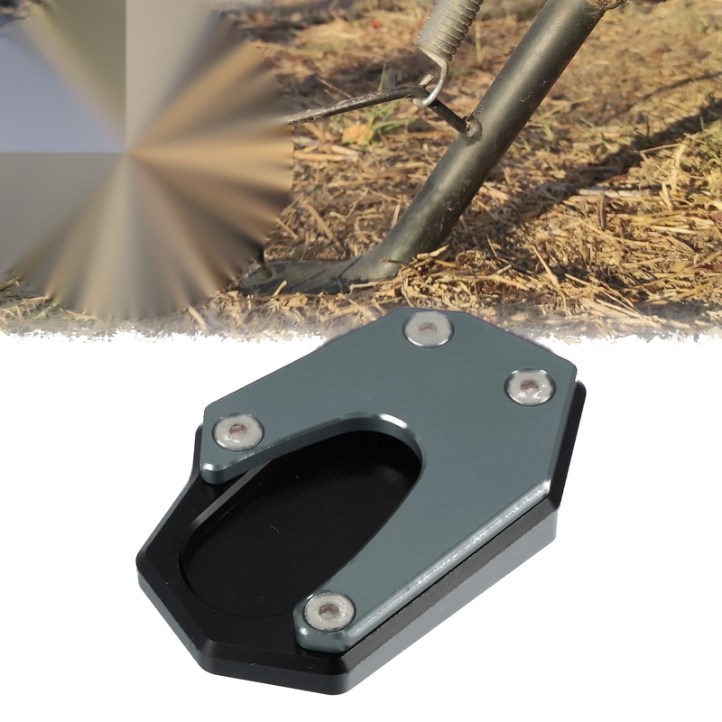 Suzuki V-Strom 1050 Kickstand Plate Pad Titanium Tone