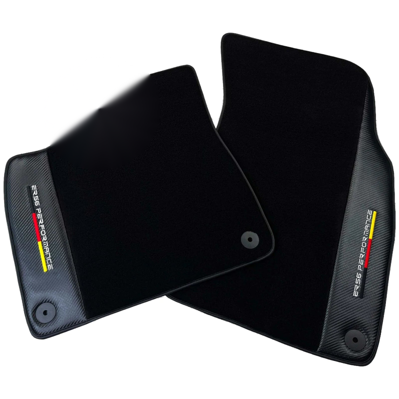 Audi A5 Sportback (2017-2020) with Carbon | ER56 Black Floor Mats