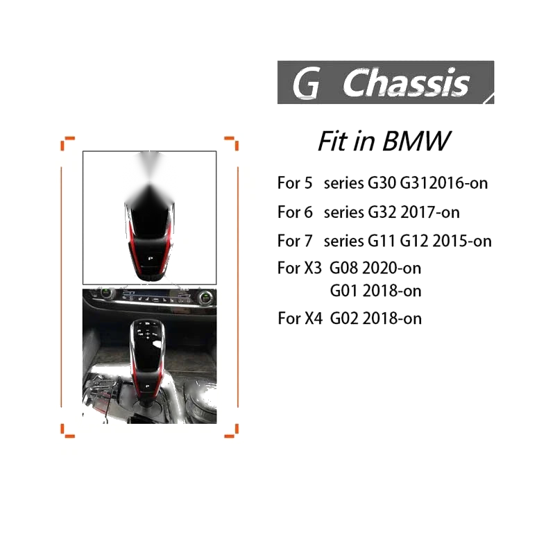 BMW X3 X4 5 6 7 Series G30 G32 G01 G02 Replacement Gear Shift Knob kit
