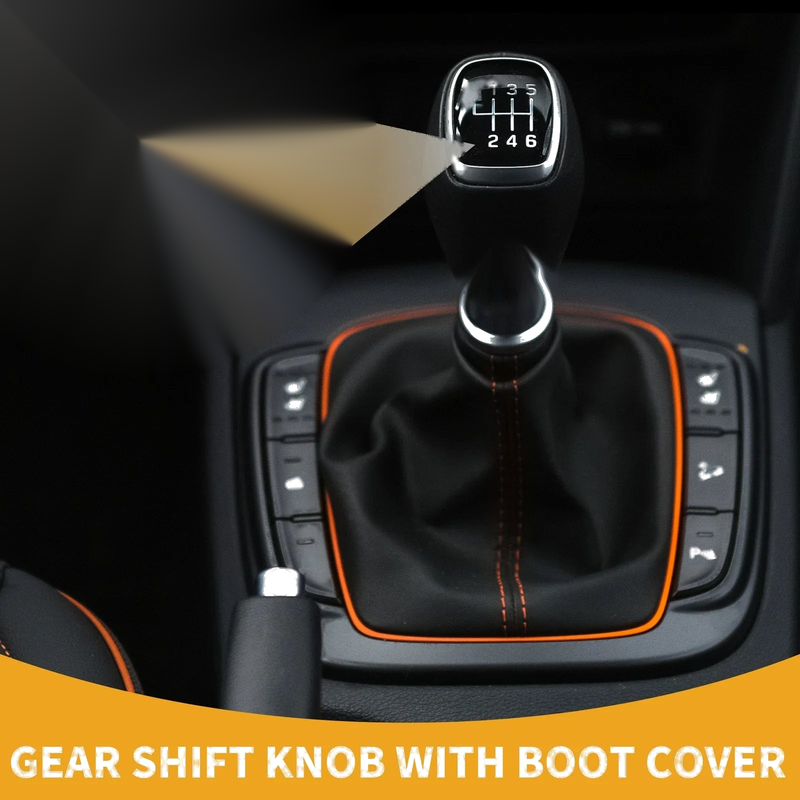 Ford Focus MK2 6 Speed Gear Shifter Knob & Cover (2004-2008)