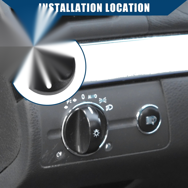 Ford F-150 Auto Head Lamp Switch Knob (1997-2004)