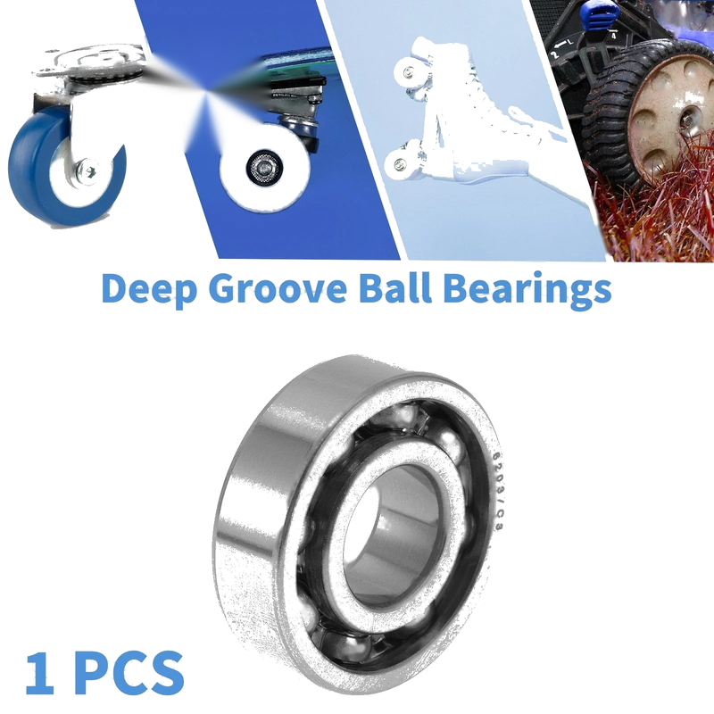 Scooter Skateboard Deep Groove Ball Bearings 17x40x12mm 1 Pc