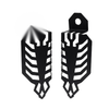 Motorcycle ATV - Black Universal Fork Dust Shock Absorber Spring Covers