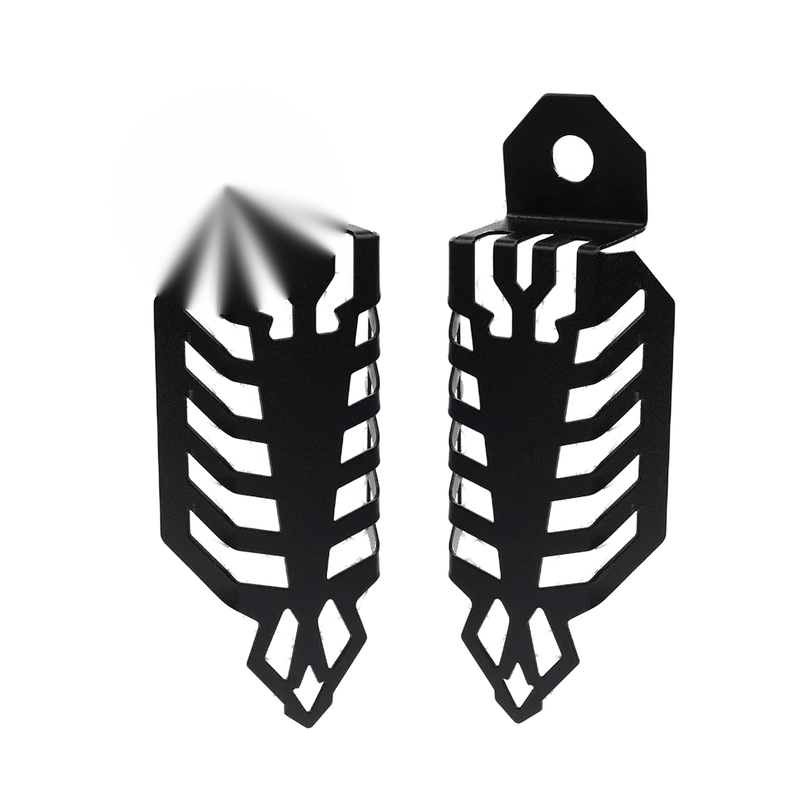 Motorcycle ATV - Black Universal Fork Dust Shock Absorber Spring Covers