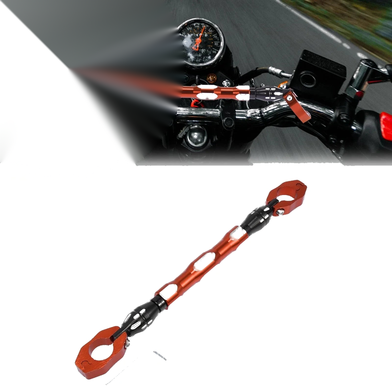 Motorcycle Set Universal 22mm Orange Balance Bar Crossbar Handlebar
